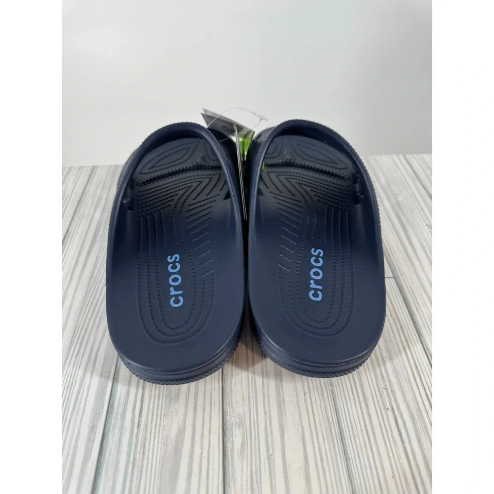 Crocs Baya II Adult Slide Sandals Navy Blue Mens Size 8
